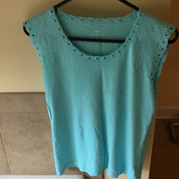 Talbots Tops - Talbots eyelet tank top XS